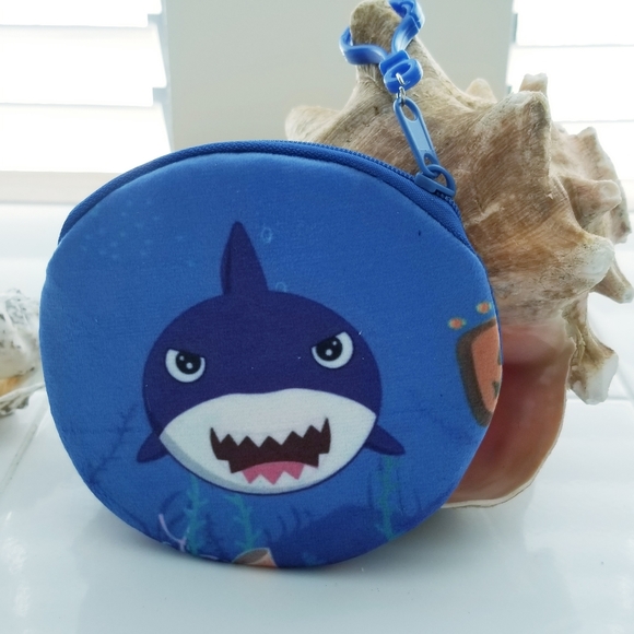 Other - 💟 New Blue Shark Coin Pouch